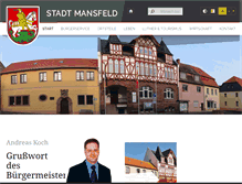 Tablet Screenshot of mansfeld.eu